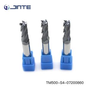 Zhuzhou HRC50 CNC Milling Cutter Solid Carbide End Mill Cutting Tools for Steel D8x60