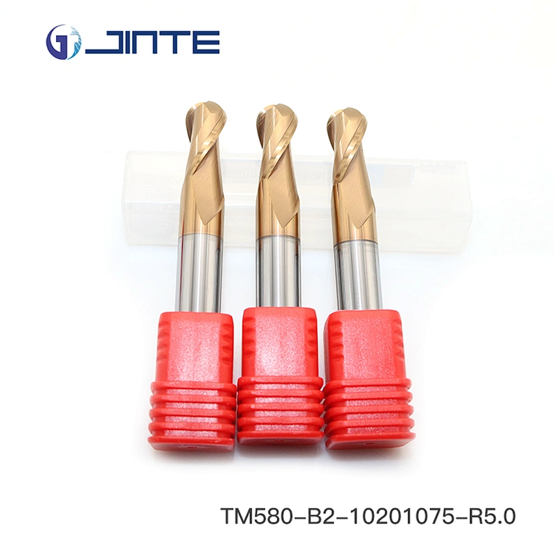 2 flutes ball nose carbide endmill 10*75 cnc cutter tool for stainless steel