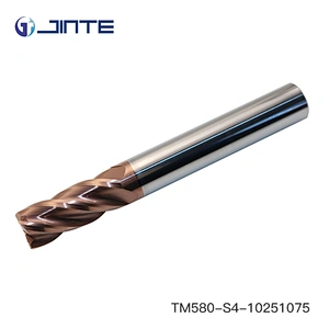 Jinte 4 Flutes Tungsten Carbide Cutters Endmill Machine
