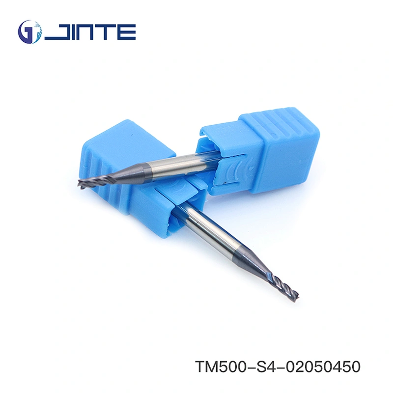 4 Flute Solid Carbide Micro Diameter 2mm End Mill Tools CNC Milling Cutters