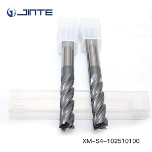 10mm Carbide 4 Flute Roughing Endmills, Rough Cutting For CNC Metal Working