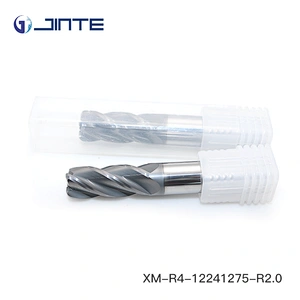 4 Flute 12mm Solid Carbide Corner Radius Endmill  CNC Cutter for Metal
