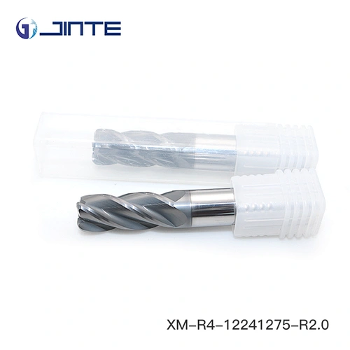 4 Flute 12mm Solid Carbide Corner Radius Endmill  CNC Cutter for Metal