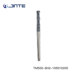 carbide cnc cutting tools 2 Flute end mill extra long 200mm spiral cutters for milling machine