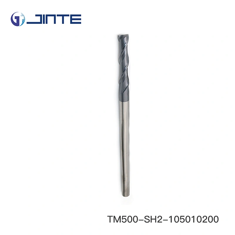 carbide cnc cutting tools 2 Flute end mill extra long 200mm spiral cutters for milling machine