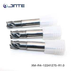 high hardness milling cutter R1.0 corner radius endmill 12*75