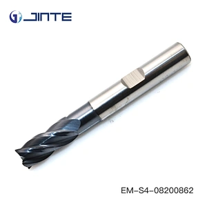 wholesale HRC65-68 4F solid carbide Spiral end mills D8x60 for high hardness stainless steel
