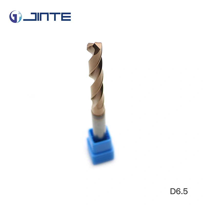 High Quality Customized Tungsten Carbide Twist Drill Bit with Straight Shank Diameter 6.5mm