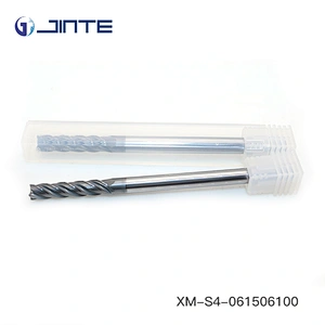 JINTE Endmill Cutting Tool Carbide Square End Mills with Shank Diameter 6mm
