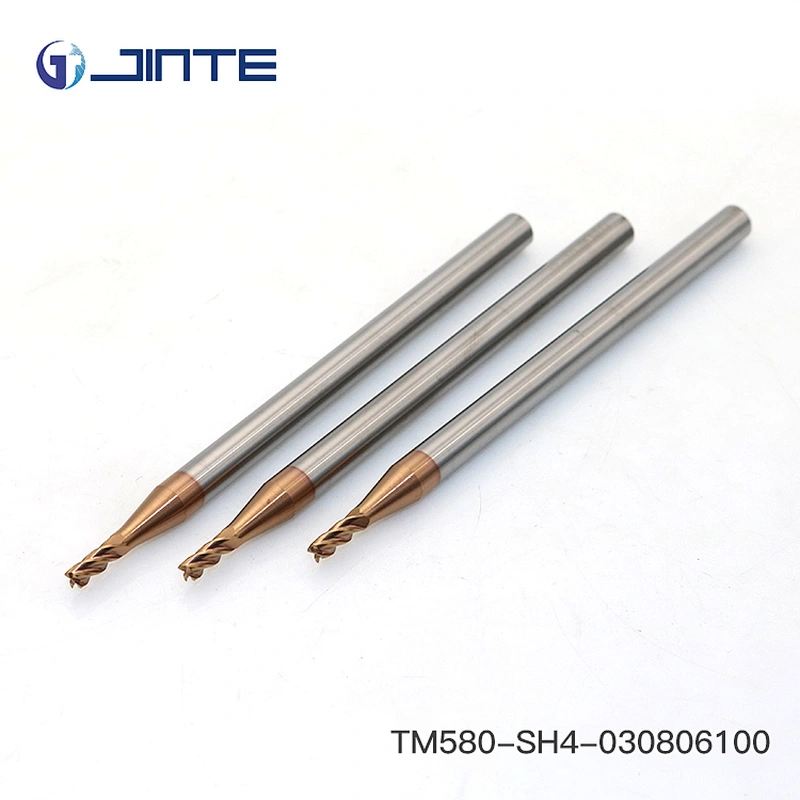Milling Cutters 4 Flutes Solid Carbide End Mills Extra Long Cutting Tools Dia3x100