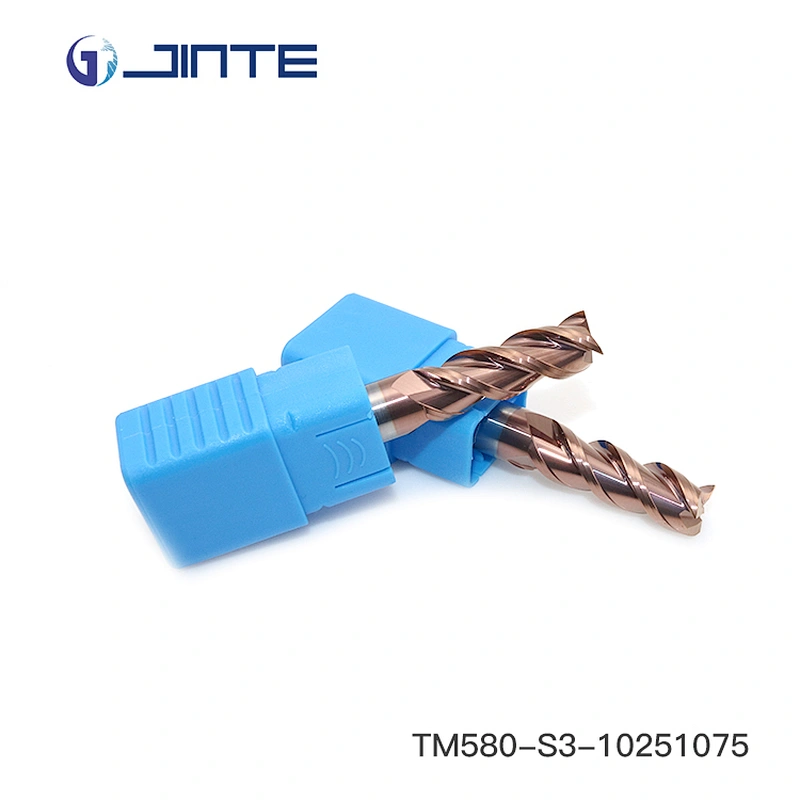 High Quality HRC55 Tungsten Carbide 3 Flute Flat Endmill for CNC Cutting Tools