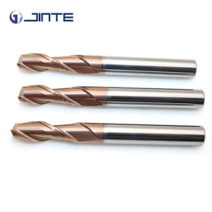 D8x75 CNC HRC55 carbide end mills 2 Flute Square Flatted cutting tool for lathe