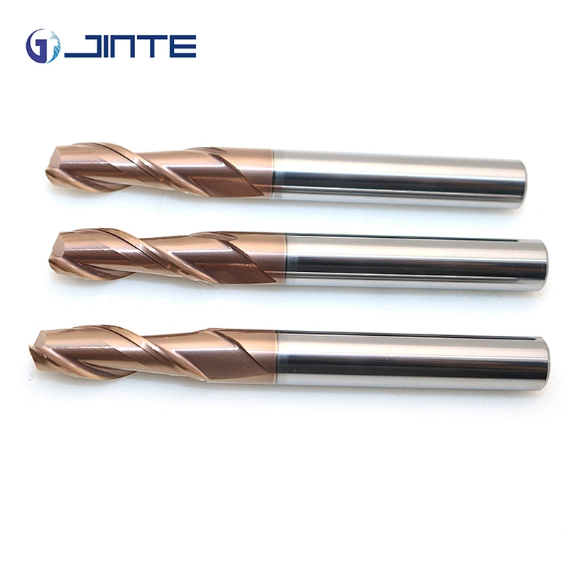 D8x75 CNC HRC55 carbide end mills 2 Flute Square Flatted cutting tool for lathe