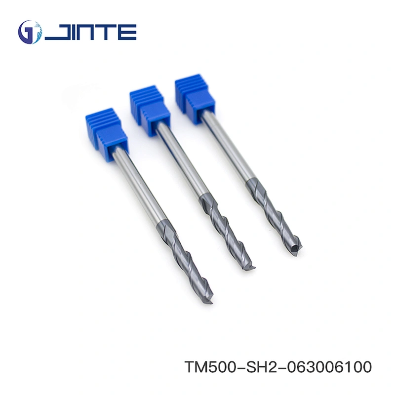 High Precision CNC Machine Cutting Tools 2 Flute Spiral Endmill for Steel Cast Iron
