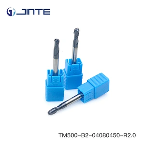 Manufacturers 2 Flute Ball Nose End Mill Tungsten Carbide Milling Cutter for Metal