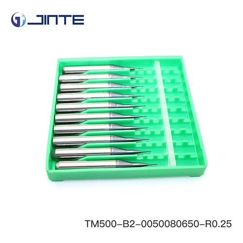 Jinte TM500 ballnose 0.5mm endmill 45-50 degree