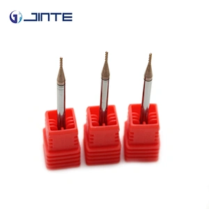 100% factory price solid carbide 4 flutes micro 1mm endmill hrc55 for shot milling