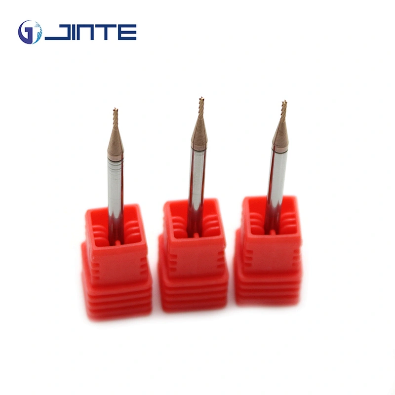 100% factory price solid carbide 4 flutes micro 1mm endmill hrc55 for shot milling