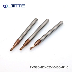 China Carbide End Mills HRC58 Corner Radius End Mill Dia3mm