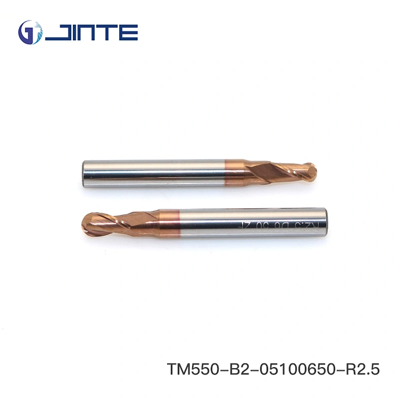 ball nose HRC58 2 flute solid carbide end mill
