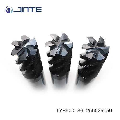 jinte best selling end mills HRC50 indexable end mill for steel roughing processing