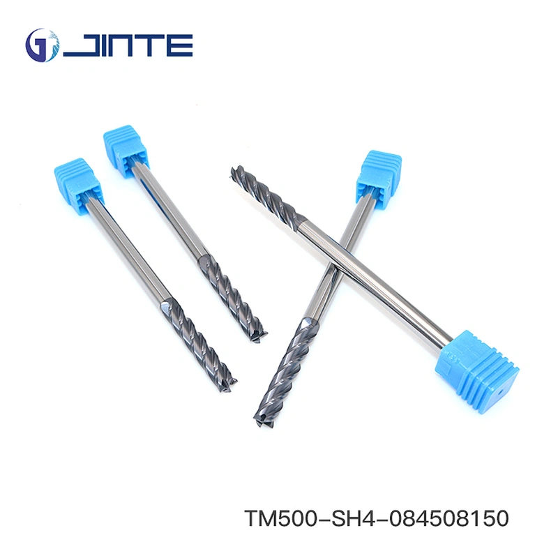 CNC Milling Long Shank Carbide Square 4 Flute End Mills Metalworking Tool Cutter