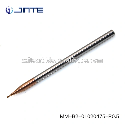 1mm micro 2 flute ballnose endmill