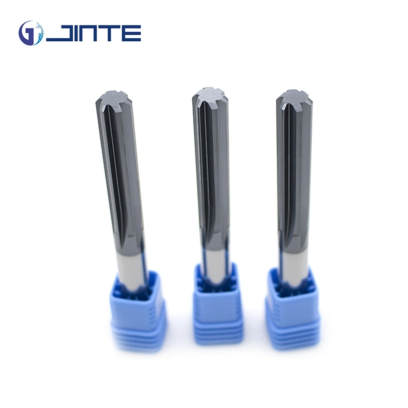 Solid Carbide Reamers Straight 6 Flute CNC Milling Cutter for Sales D8x50x100x6F