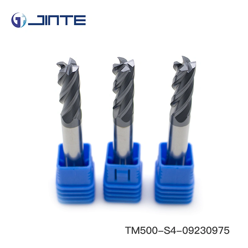 HRC50 degree 4 Flutes/Blades Flat End Mill Cutting Tool for CNC Milling Cutter