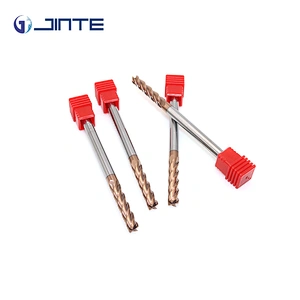 Manufacturer Carbide 4F Extra Long Length D6 Square End Mill Cutters for Side Milling