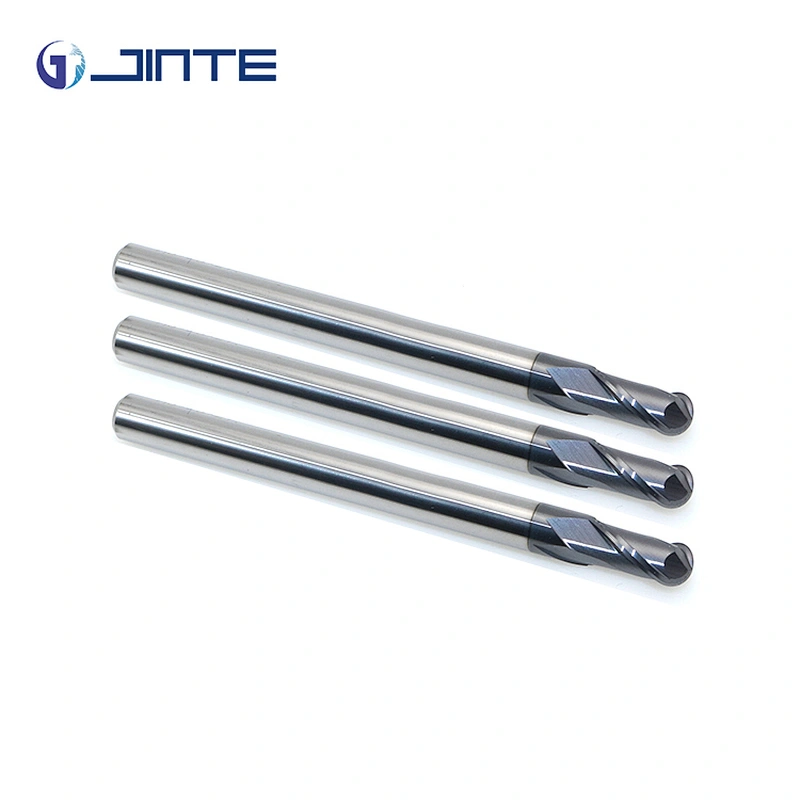High Precision Solid Carbide 2 Flute D6x75L  Long Shank R3.0 Ball Head End Mill