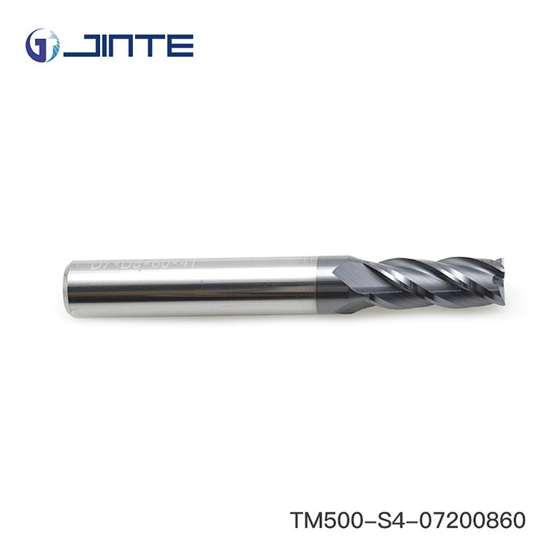 Zhuzhou HRC50 CNC Milling Cutter Solid Carbide End Mill Cutting Tools for Steel D8x60