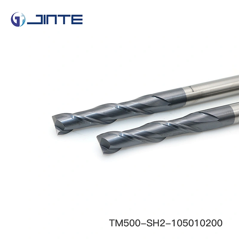 carbide cnc cutting tools 2 Flute end mill extra long 200mm spiral cutters for milling machine