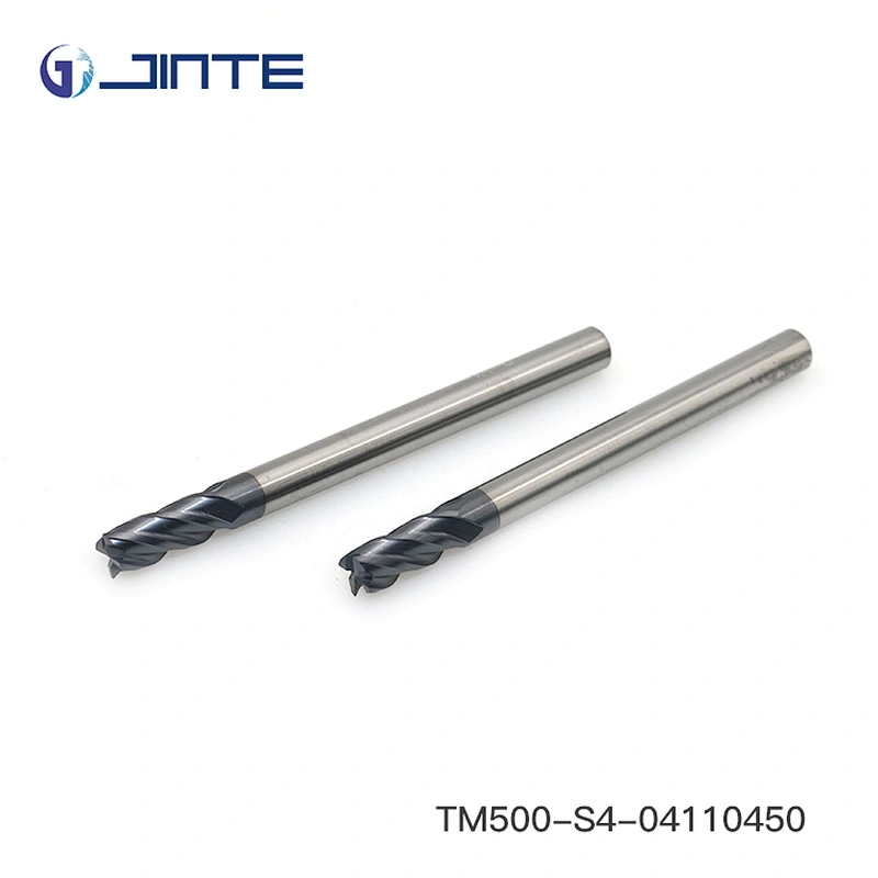 carbide 4 flute 45 50 degree square end mill cutting tool cnc milling cutter for Steel