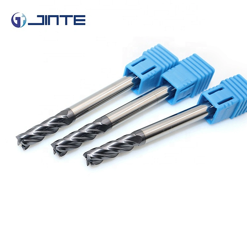 D6x20LxD6x75L HRC45 4 Flute Long Shank Square Tungsten Carbide End Mills Cutter