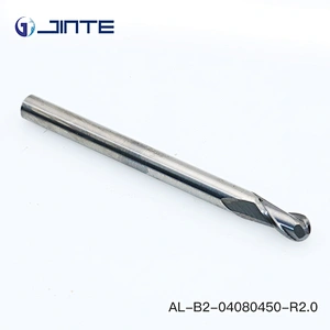 ball nose 2 flutes sharp end mill 4*50mm for aluminum processing