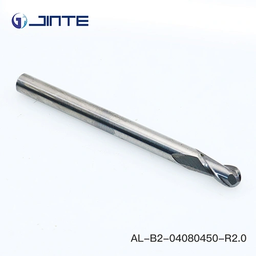 ball nose 2 flutes sharp end mill 4*50mm for aluminum processing