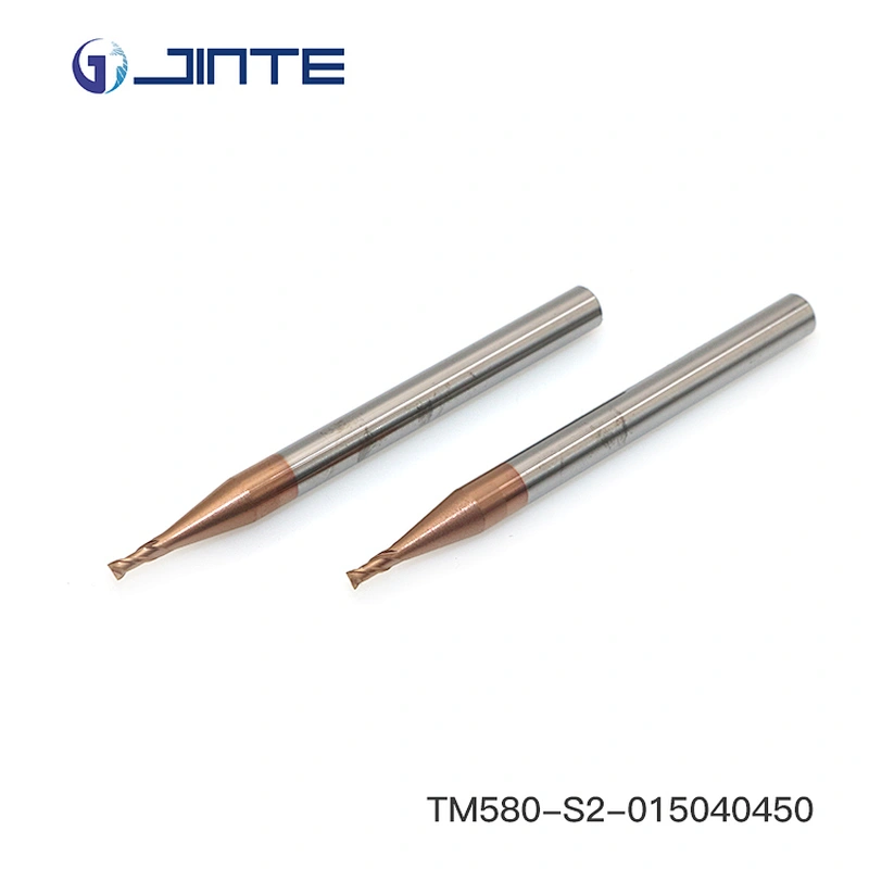 HRC58  tungsten carbide square diameter 1.5mm endmill 2 flutes milling cutter tool