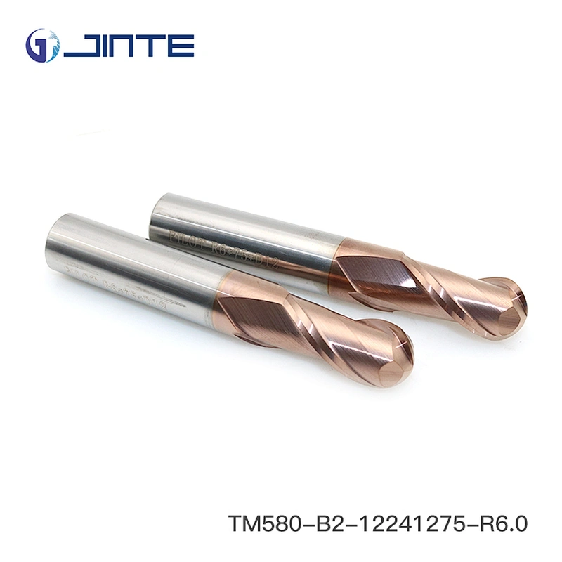 R6.0 Ball Nose Soild Carbide 12*75mm End Mill for CNC Milling Cutting Tools