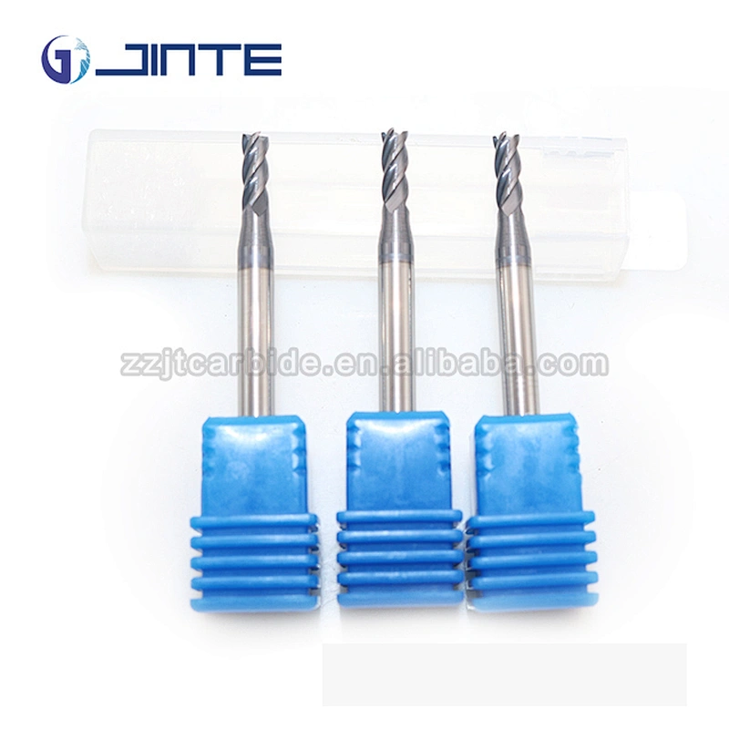 HRC45 4 Flute CNC Milling Bit D3.0*50L*D4 Carbide Endmills for Steel