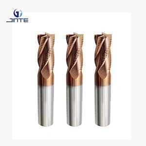 HRC55 4 Flutes Solid Carbide Roughing Square End Mill Cutter with AlCrSiN Coated for Stainless Steel