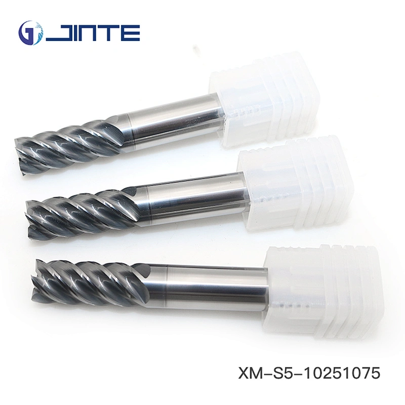 high hardness 5 blade flat head  flute end mills HRC65-68
