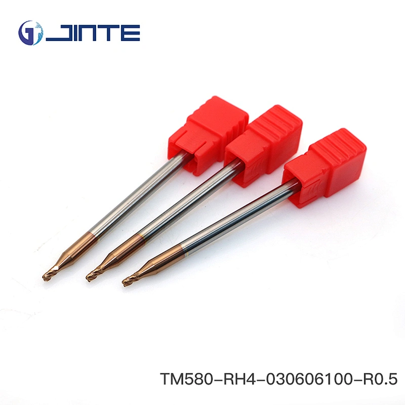 100% raw material carbide end mills 4 flutes 3*50