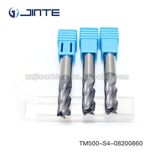 HRC50 4 Flutes Carbide  Square End Mill Cutters Cutting Tool for CNC Milling Machine