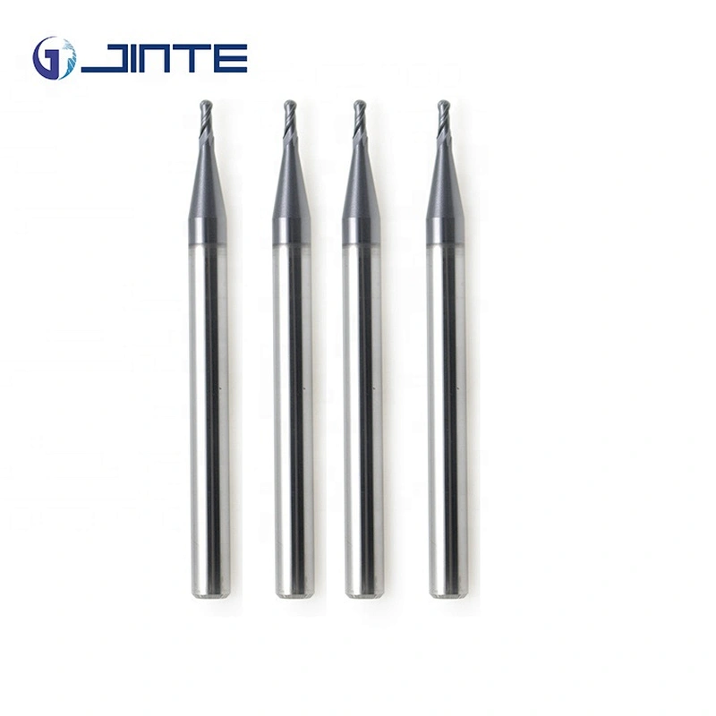 China Cutting Tools  2 Flute Tungsten Carbide Ballnose CNC Milling Cutter R0.75 endmills de carburo