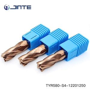 HRC58 Square 4 Flutes Tungsten Carbide End mills for roughing application