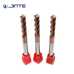 High quality HRC55 8*100mm 4F Square Carbide End Mill Extra Long Length for Steels