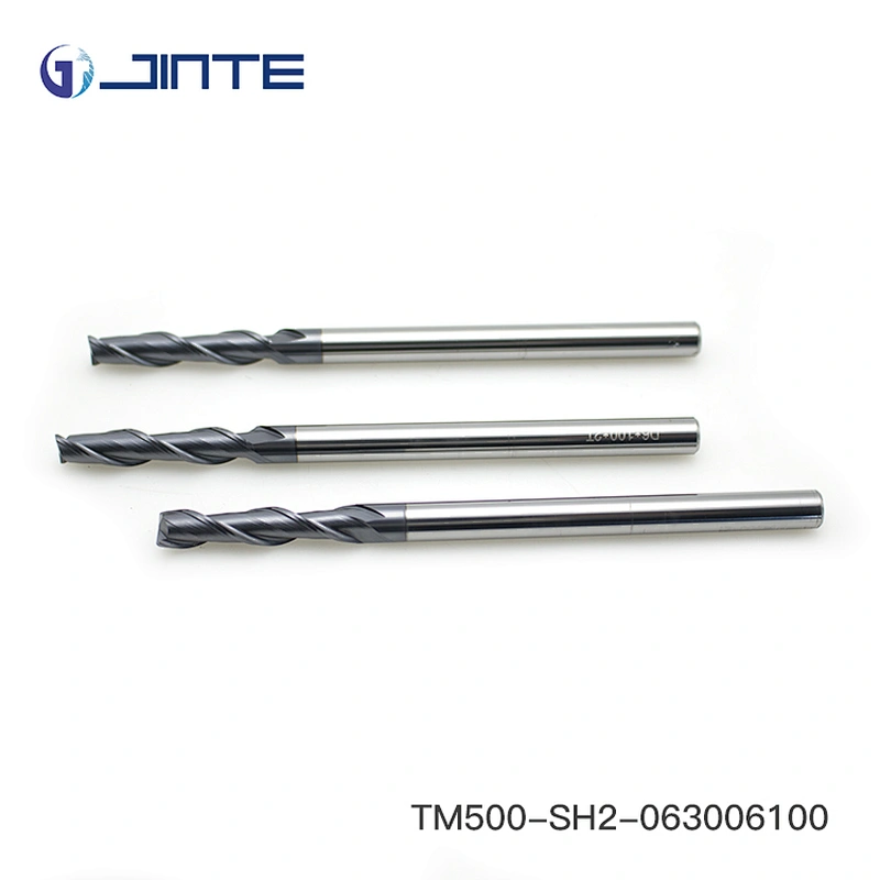 High Precision CNC Machine Cutting Tools 2 Flute Spiral Endmill for Steel Cast Iron