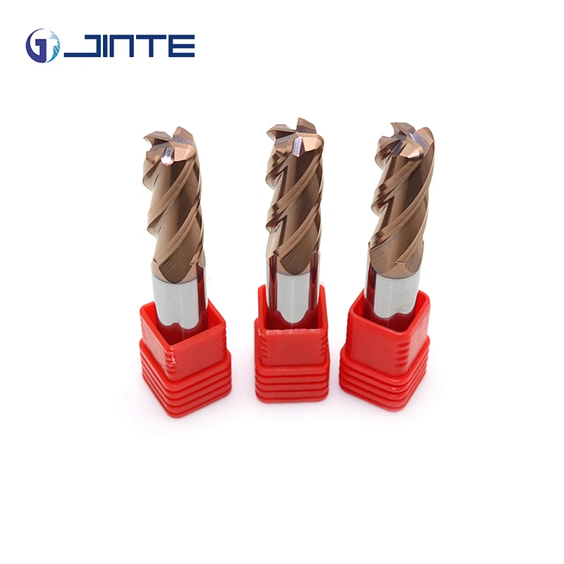 Solid Carbide 4 Flute 12*75mm Corner Radius Endmill CNC Cutter Cutting Tools for Steel