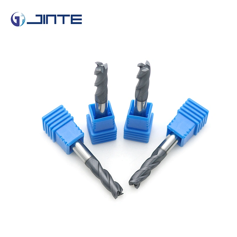 High-performance HRC55 3 Flute Endmill Solid Carbide Square Milling Cutter for Metal
